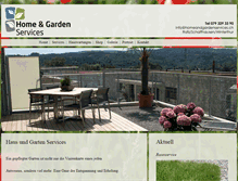 Tablet Screenshot of homeandgardenservices.ch